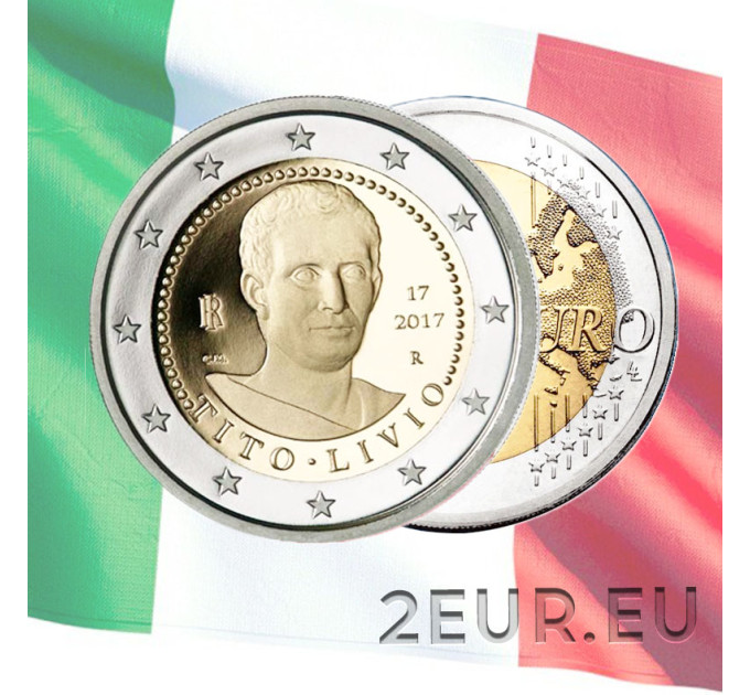 Italië 2 euro UNC 2017 - 2000e sterfdag van Titus Livius