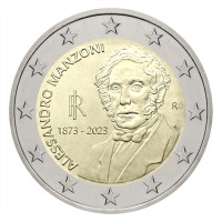 Italië 2 euro UNC 2023 - 150e sterfdag van Alessandro Manzoni