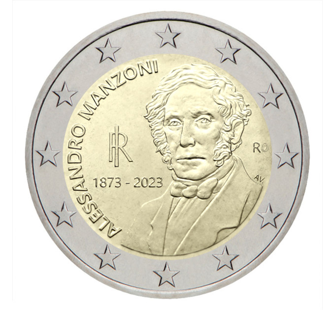 Italië 2 euro UNC 2023 - 150e sterfdag van Alessandro Manzoni