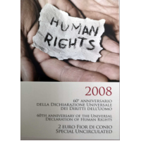 Italië 2 euro BU 2008 - MENSENRECHTEN