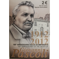 Italië 2 euro BU 2012 - 100 JAAR DOOD VAN GIOVANNI PASCOLI