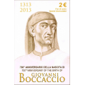 Italië 2 euro BU 2013 - 700E VERJAARDAG VAN GIOVANNI BOCCACCIO