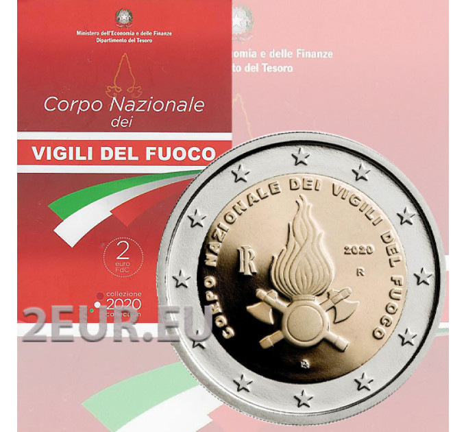 Italië 2 euro BU 2020 - 80e verjaardag van de oprichting van het National Fire Corps