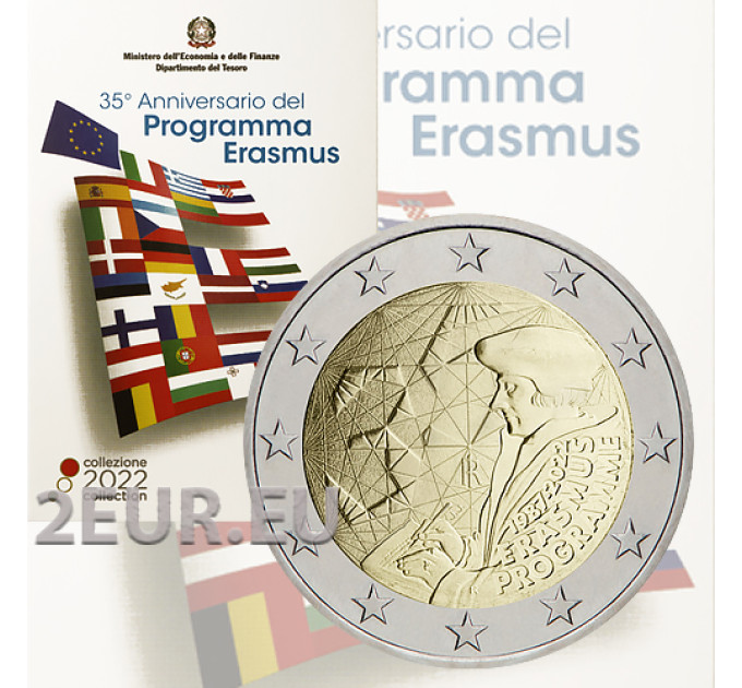 Italië 2 euro BU 2022 - 35 jaar Erasmus-programma