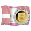 Letland 2 euro UNC rollen 2018 - Zemgale