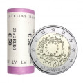 Letland 2 euro UNC rollen 2015 - 30 jaar EU-vlag