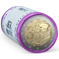 Letland 2 euro UNC rollen 2022 - 35 jaar Erasmus Letland 2 euro UNC rollen 2022 - 35 jaar Erasmus