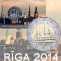 Letland 2 euro BU 2014 - Riga - Culturele hoofdstad van Europa