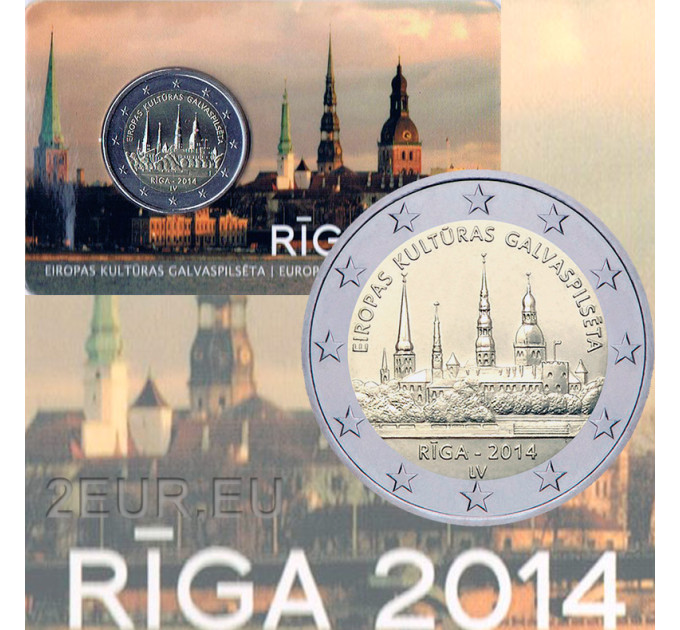 Letland 2 euro BU 2014 - Riga - Culturele hoofdstad van Europa
