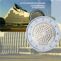 Letland 2 euro BU 2015 - Lets voorzitterschap van de Raad van de EU