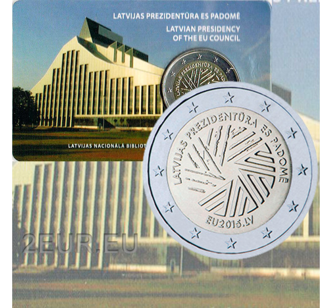 Letland 2 euro BU 2015 - Lets voorzitterschap van de Raad van de EU