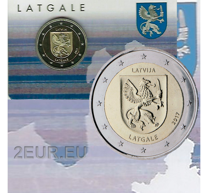 Letland 2 euro BU 2017 - Latgale