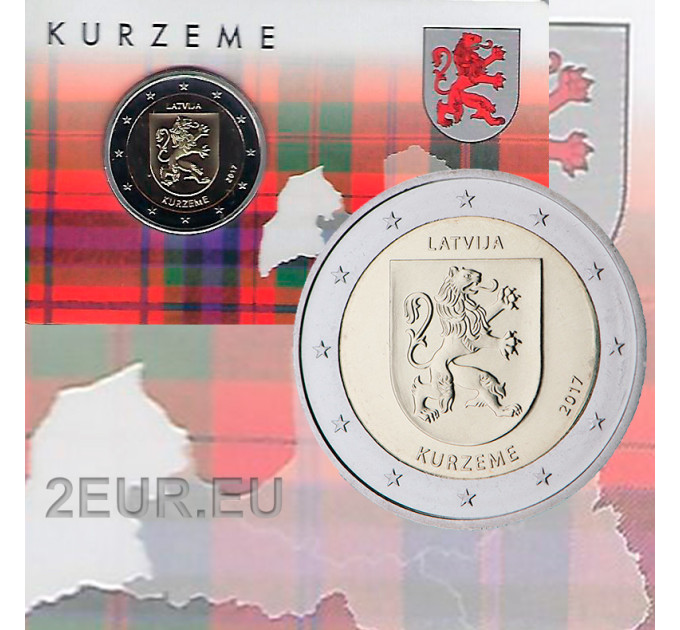 Letland 2 euro BU 2017 - Kurzeme