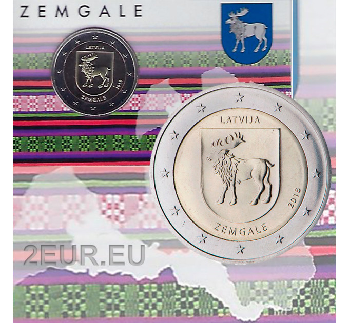 Letland 2 euro BU 2018 - Zemgale