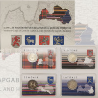 Letland 2 euro BE 2016 - 2018 - Regio's van Letland 2016 - 2018
