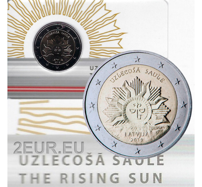 Letland 2 euro BU 2019 - The Rising Sun