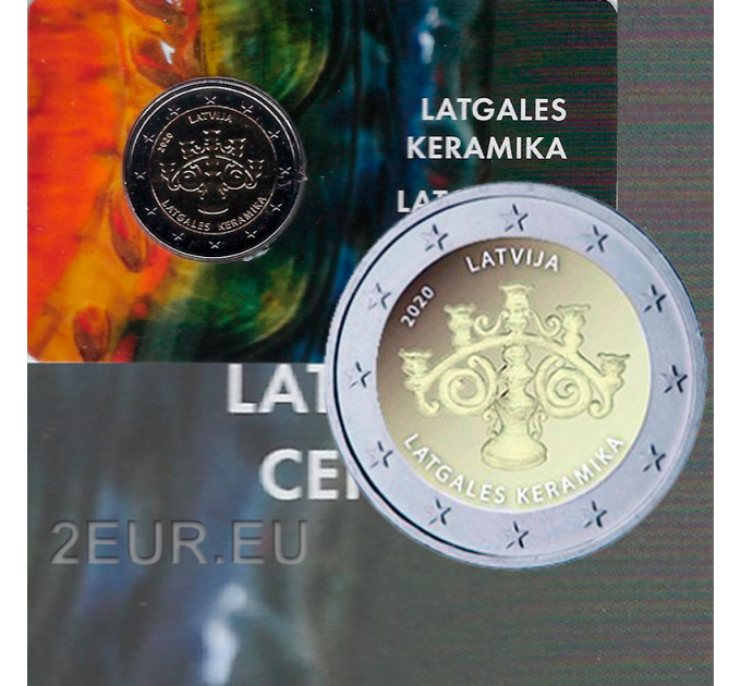 Letland 2 euro BU 2020 - Latgaals Keramiek