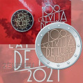  Letland 2 euro BU 2021 - 100e verjaardag van de erkenning van de Republiek Letland
