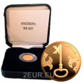 Letland 5 euro goud proof 2021 - De Sleutel
