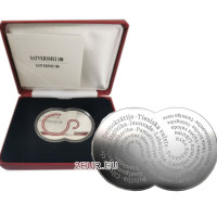Letland 5 euro zilver proof 2022 - Grondwet van de Republiek Letland