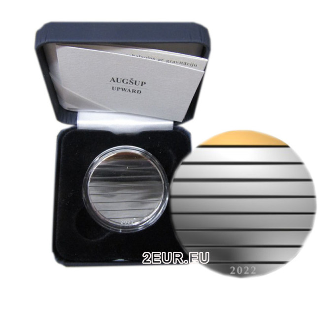 Letland 5 euro zilver proof 2022 - 100ste verjaardag van de Bank van Letland