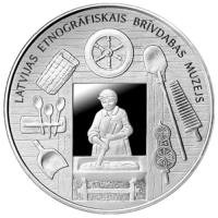 Letland 5 euro zilver proof 2024 - Door de tijden heen