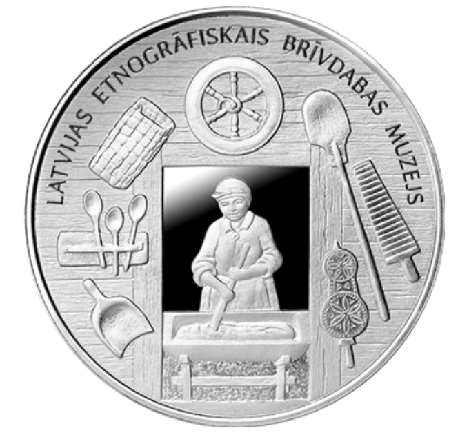 Letland 5 euro zilver proof 2024 - Door de tijden heen