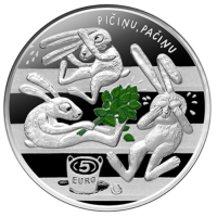 Letland 5 euro zilver proof 2024 - Vreugde uit de kindertijd