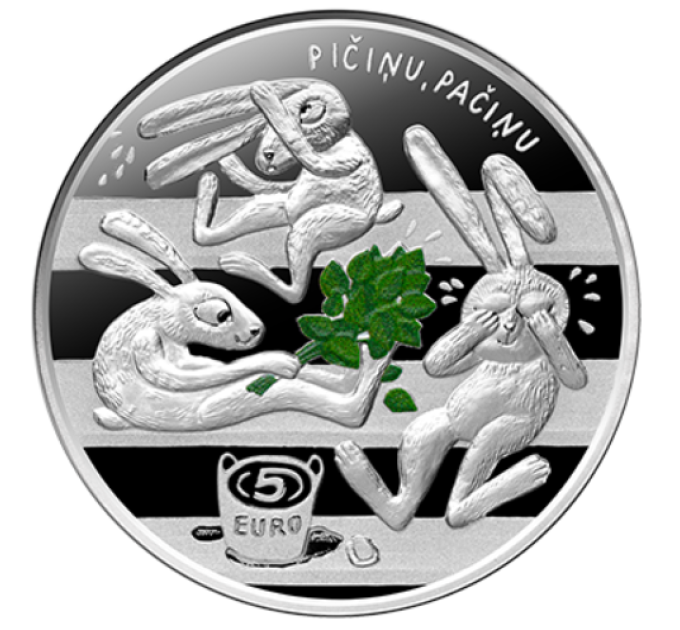 Letland 5 euro zilver proof 2024 - Vreugde uit de kindertijd