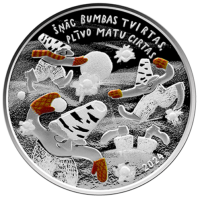 Letland 5 euro zilver proof 2024 - Vreugde uit de kindertijd