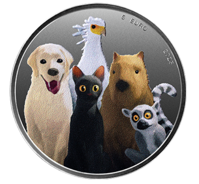 Letland 5 euro zilver proof 2025 - Stroom