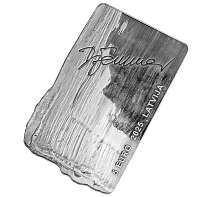 Letland 5 euro zilver proof 2025 - Gemma