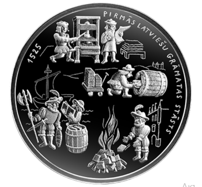 Letland 5 euro zilver proof 2025 - Lets boek – 500