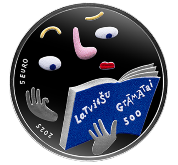 Letland 5 euro zilver proof 2025 - Lets boek – 500