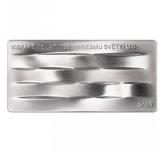 Letland 5 euro zilver proof 2023 - Het liedje is heerlijk