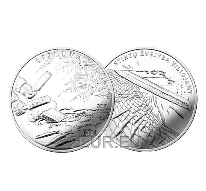  Litouwen 1,5 euro UNC 2019 - Smeltvissen door aantrekken