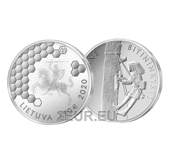 Litouwen 1,5 euro UNC 2020 - Boombijenteelt