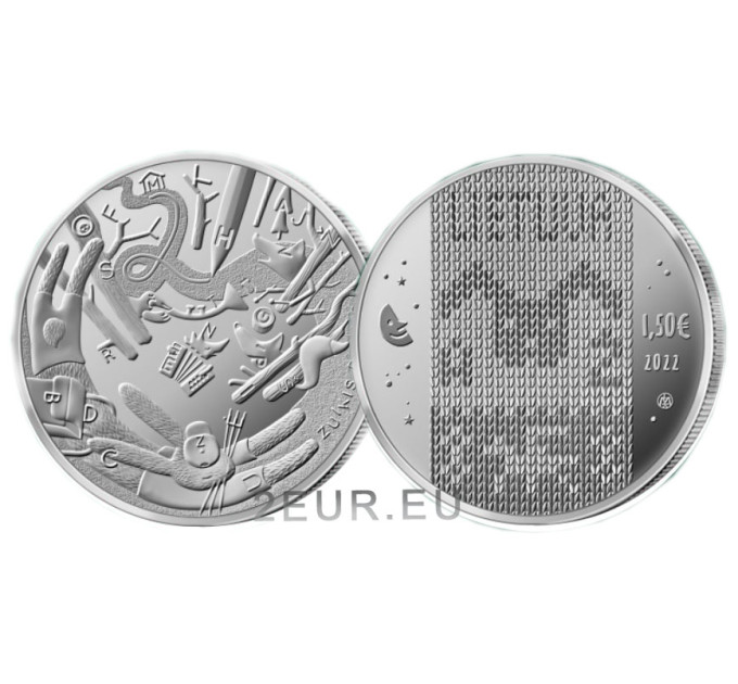 Litouwen 1,5 euro UNC 2022 - Zuikis Puikis