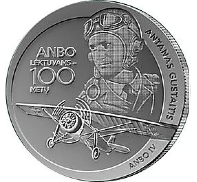 Litouwen 1,5 euro UNC 2025 - ANBO-vliegtuigen - 100 jaar