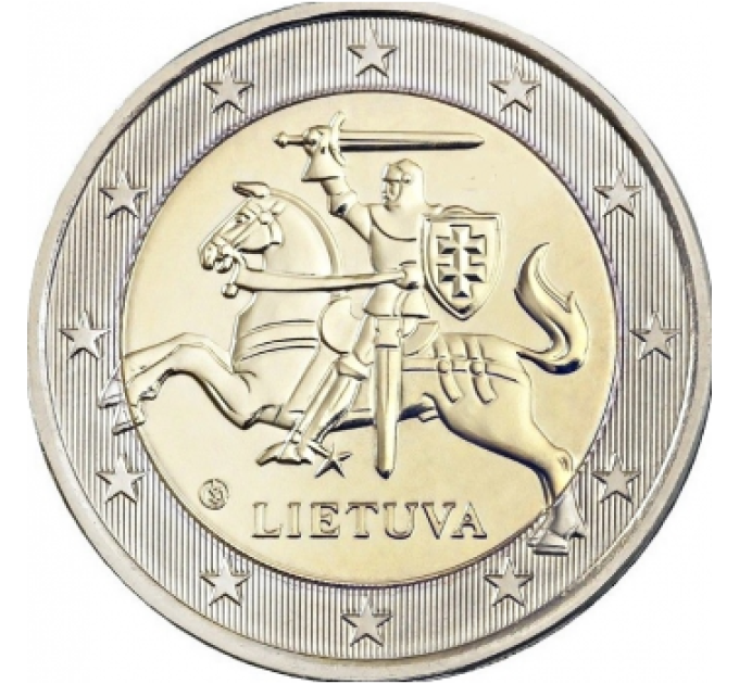 Litouwen 2 euro UNC 2020 - wapen van de Republiek Litouwen Vytis
