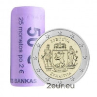 Litouwen 2 euro UNC rollen 2019 - Zemaitija
