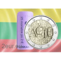 Litouwen 2 euro UNC rollen 2015 - Aciu: Litouwse taal