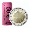 Litouwen 2 euro UNC rollen 2024 - Litouwse traditie van rieten tuinen