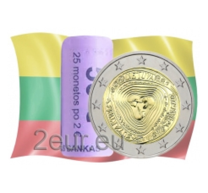Litouwen 2 euro UNC rollen 2019 - Litouwse polyfone liederen