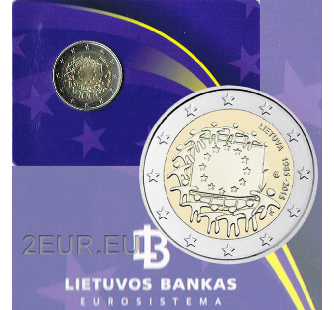 Litouwen 2 euro BU 2015 - 30 jaar EU-vlag