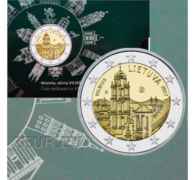 Litouwen 2 euro BU 2017 - Vilnius