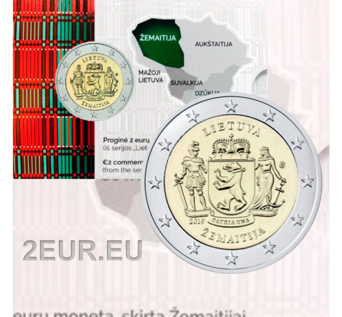 Litouwen 2 euro BU 2019 - Zemaitija