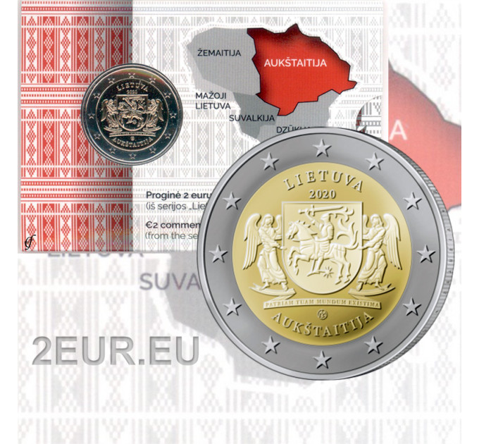 Litouwen 2 euro BU 2020 - Aukštaitija