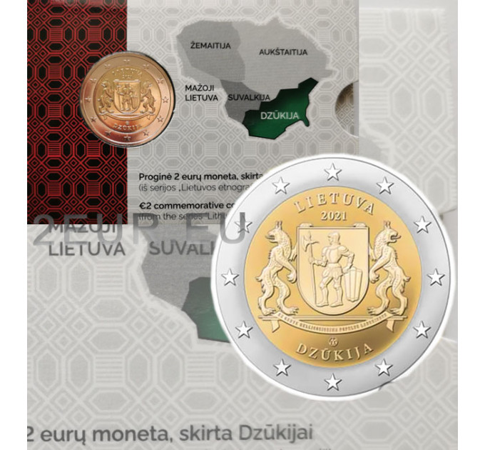 Litouwen 2 euro BU 2021 - Dzūkija