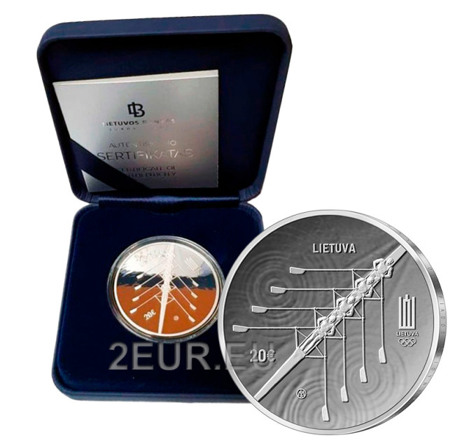Litouwen 20 euro zilver proof 2021 - XXXII Olympische Spelen in Tokio